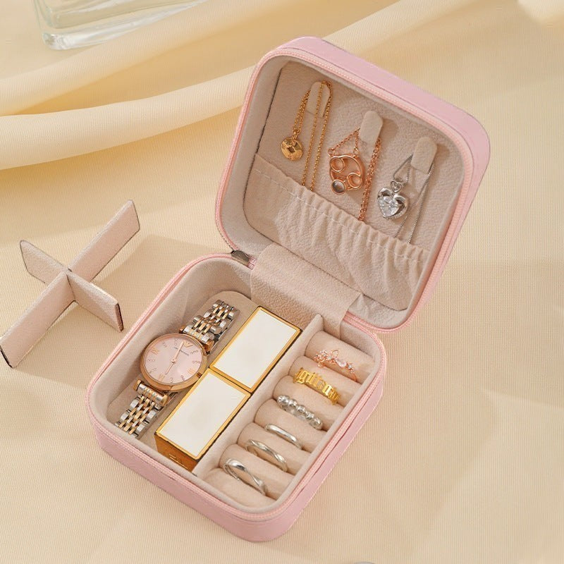 Leather Travel Jewelry Box