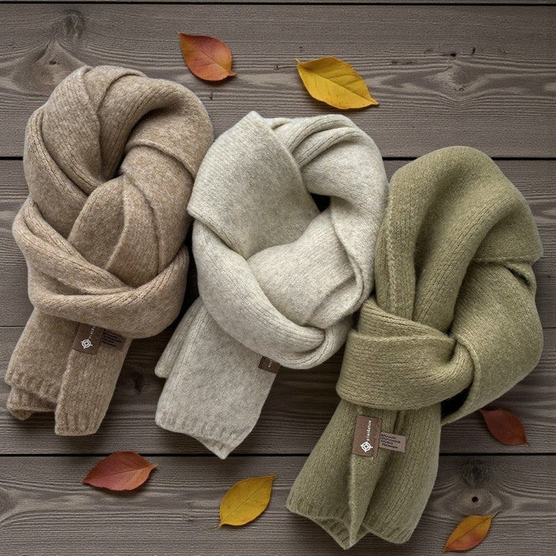 Wool Knit Scarf