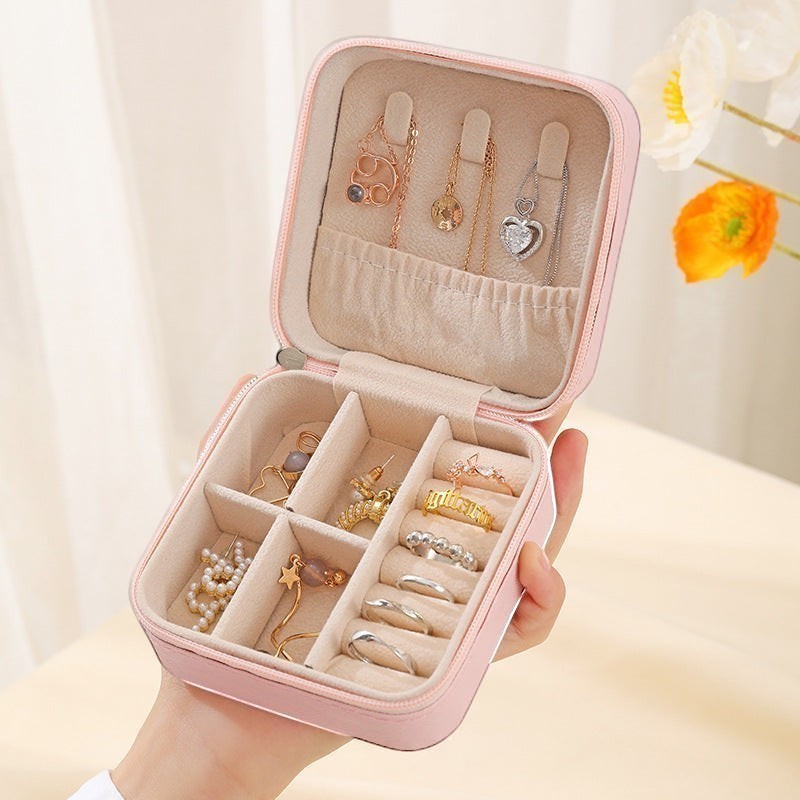 Leather Travel Jewelry Box