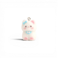 Flocked Cat Charm
