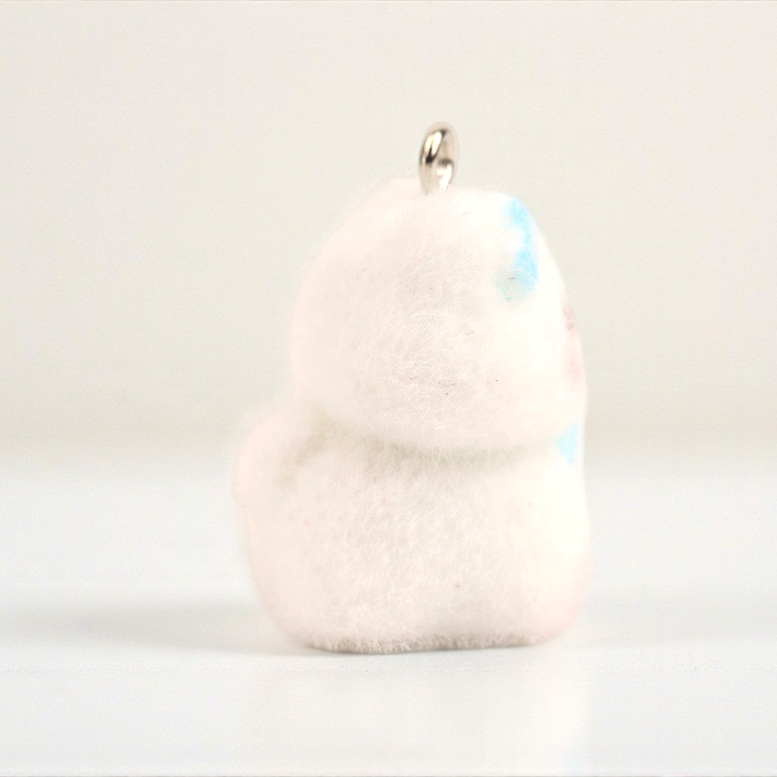 Flocked Cat Charm