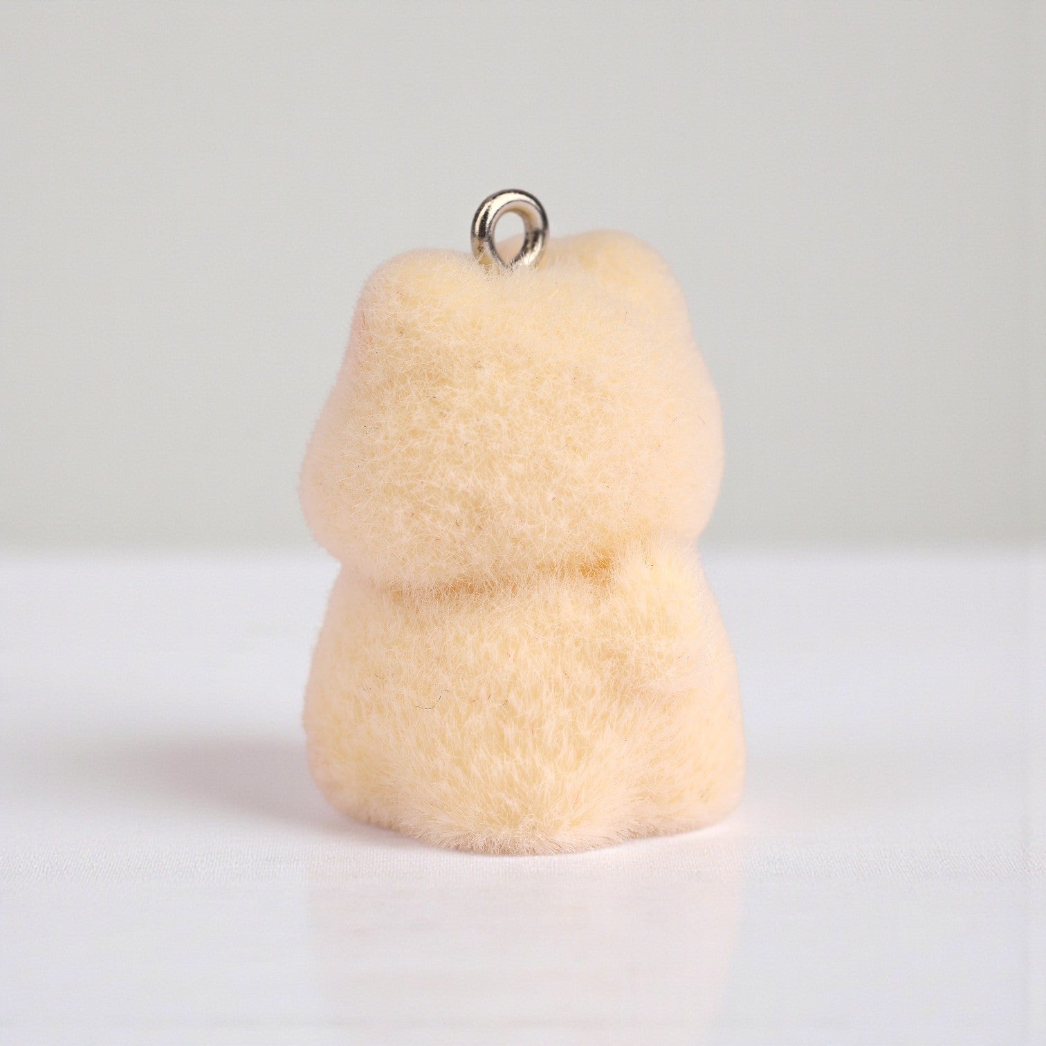 Flocked Cat Charm