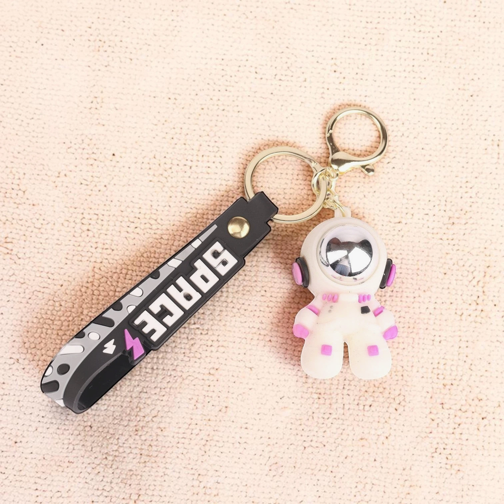 Astronaut Keychain Charm