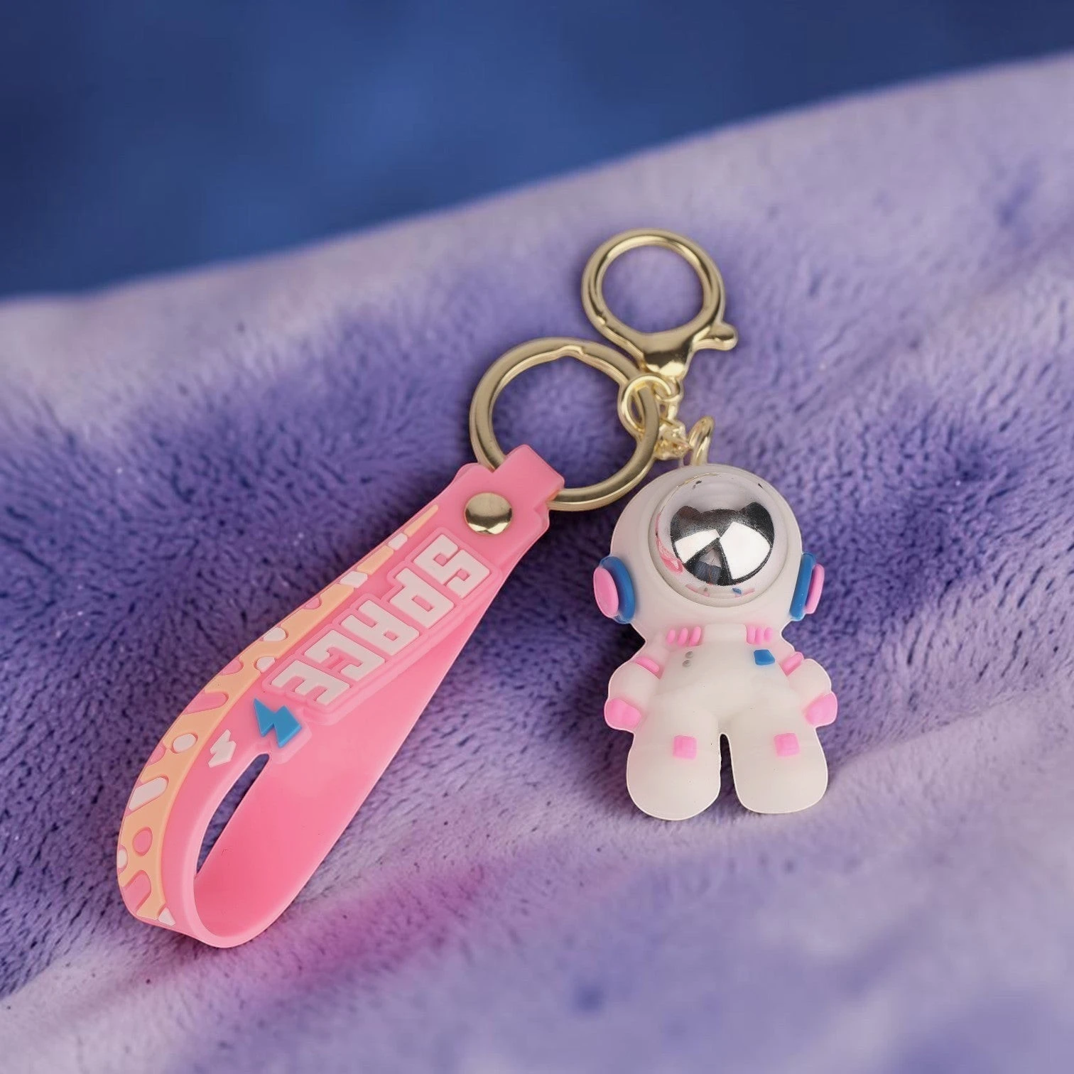 Astronaut Keychain Charm