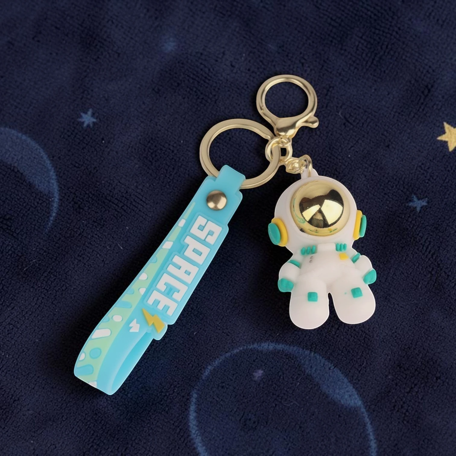 Astronaut Keychain Charm