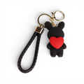 Rabbit Heart Keychain