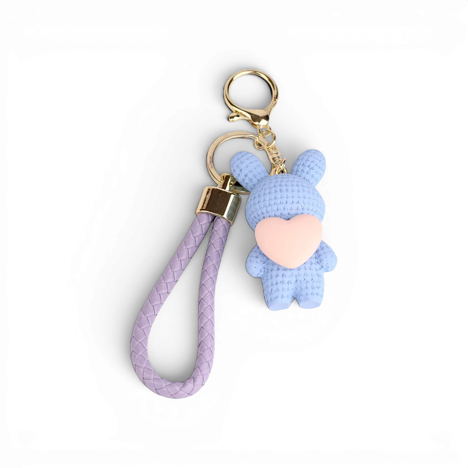 Rabbit Heart Keychain
