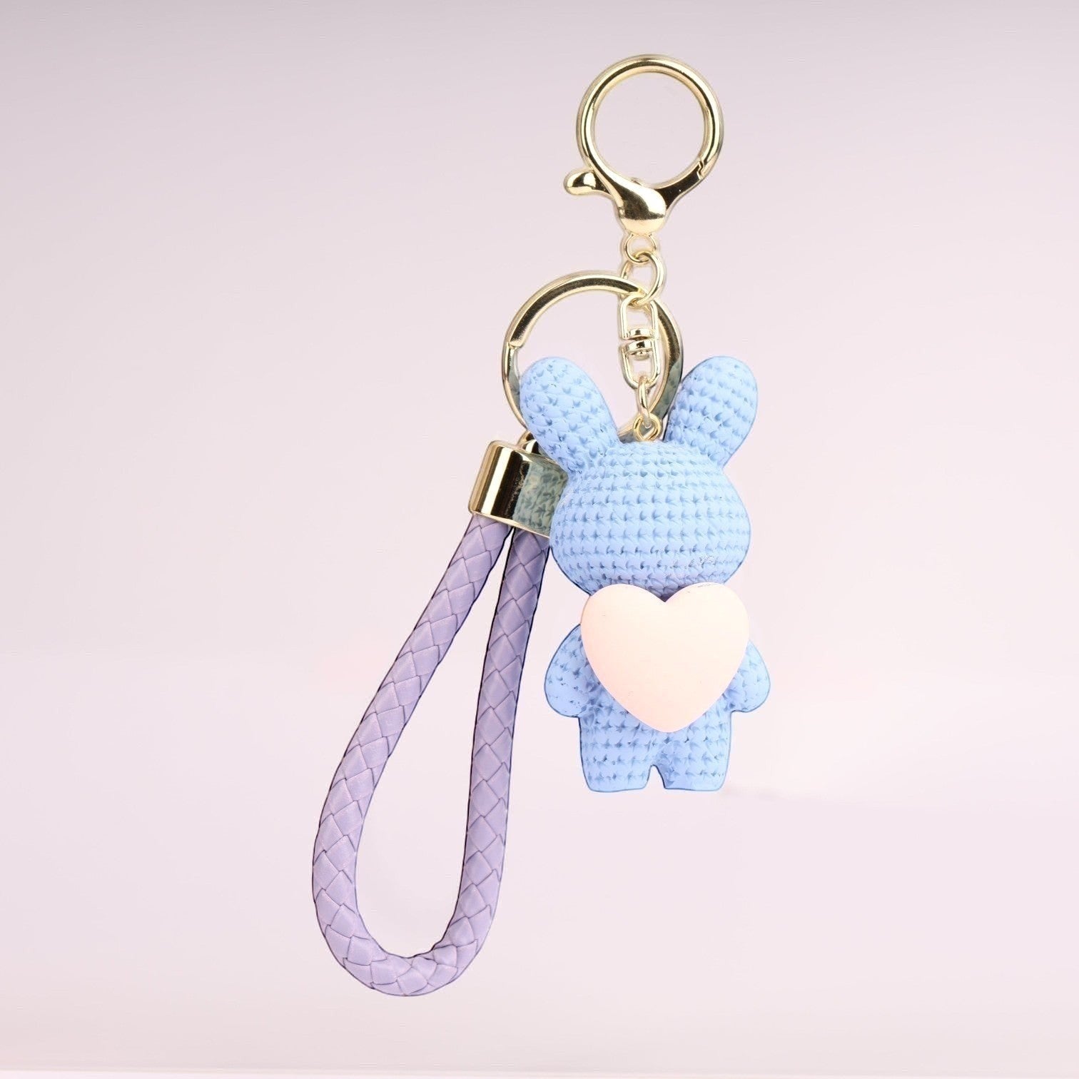 Rabbit Heart Keychain