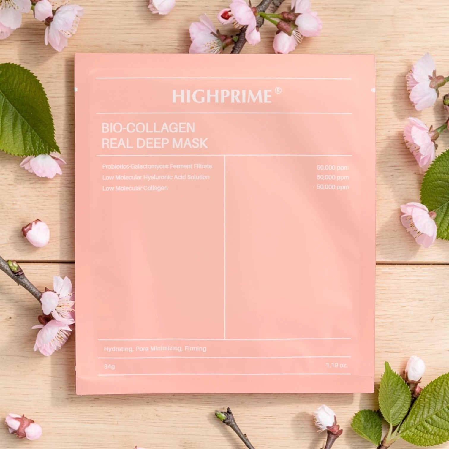 Boxigami mascarilla facial de bio-colágeno para una hidratación profunda durante la noche. Formato de un solo uso con ácido hialurónico y colágeno.